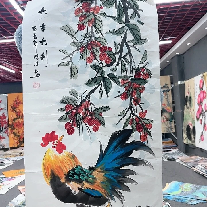 国画无毛或近无毛而有短