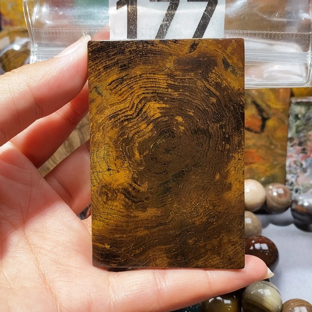 未镶嵌天然北票硅化玉手把硅化玉