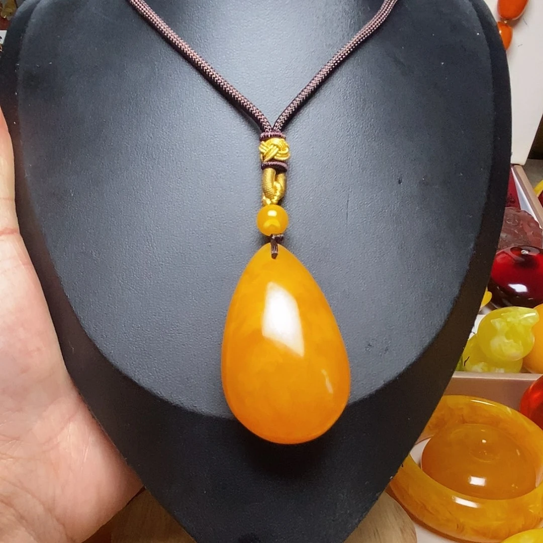 琉璃颈饰吊坠项链
