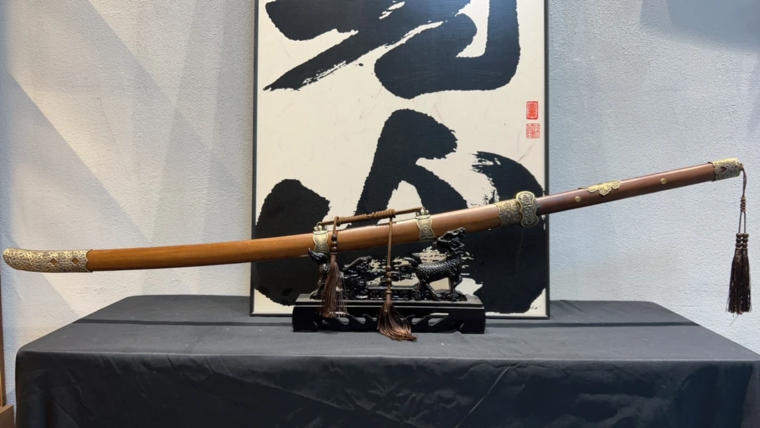 丁白樱苗刀-黄铜百炼钢-未开刃