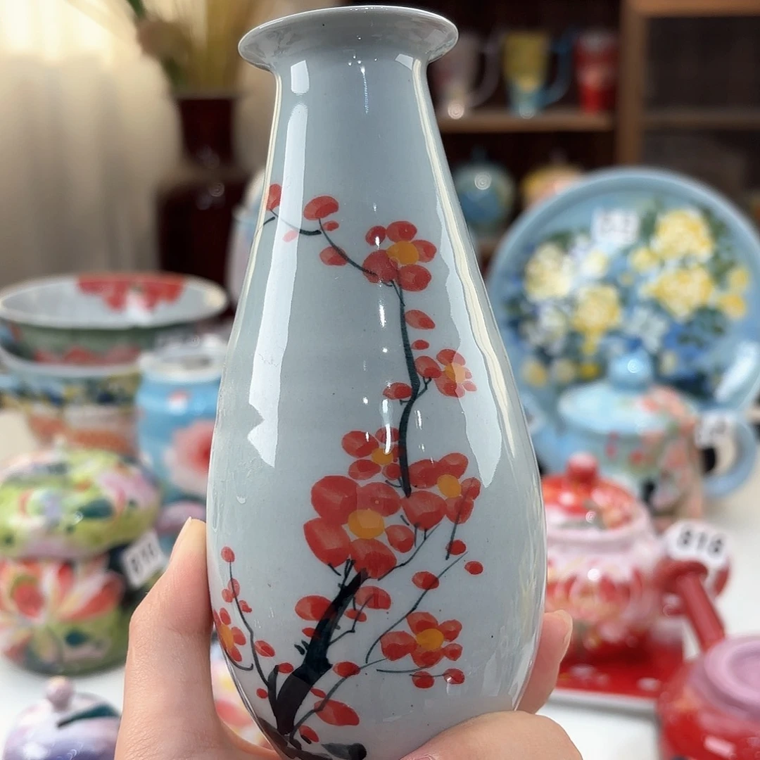 景德镇手绘高温釉下彩陶瓷茶具