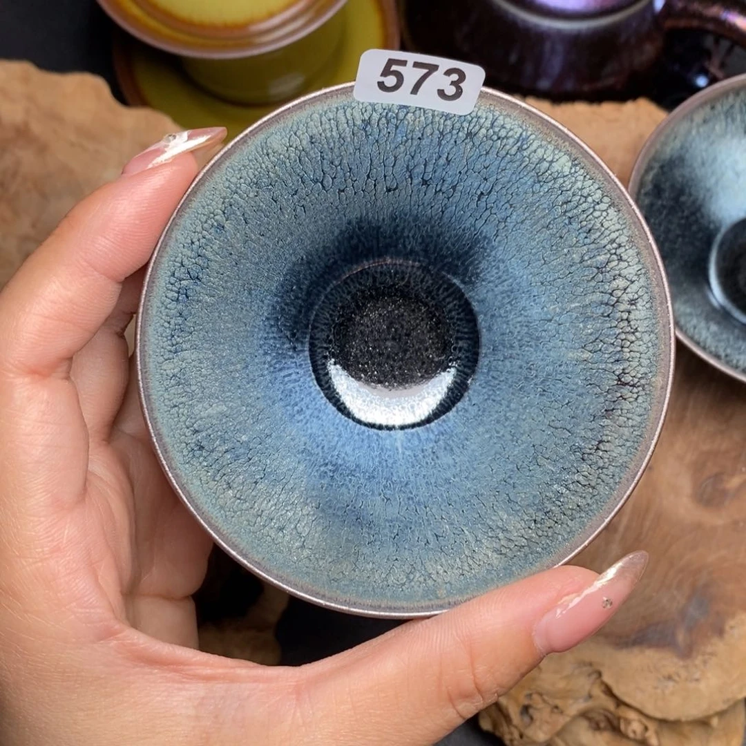 茶盏闲**致建窑建盏主人杯573