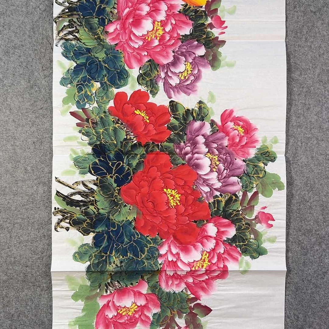 国画891 牡丹之歌传情传中之美