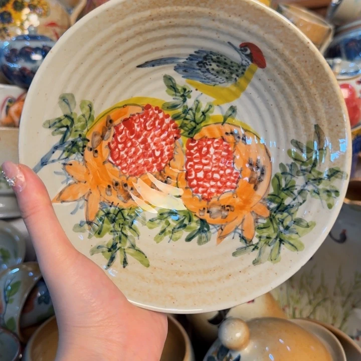 瓷片景德镇陶瓷手工手绘