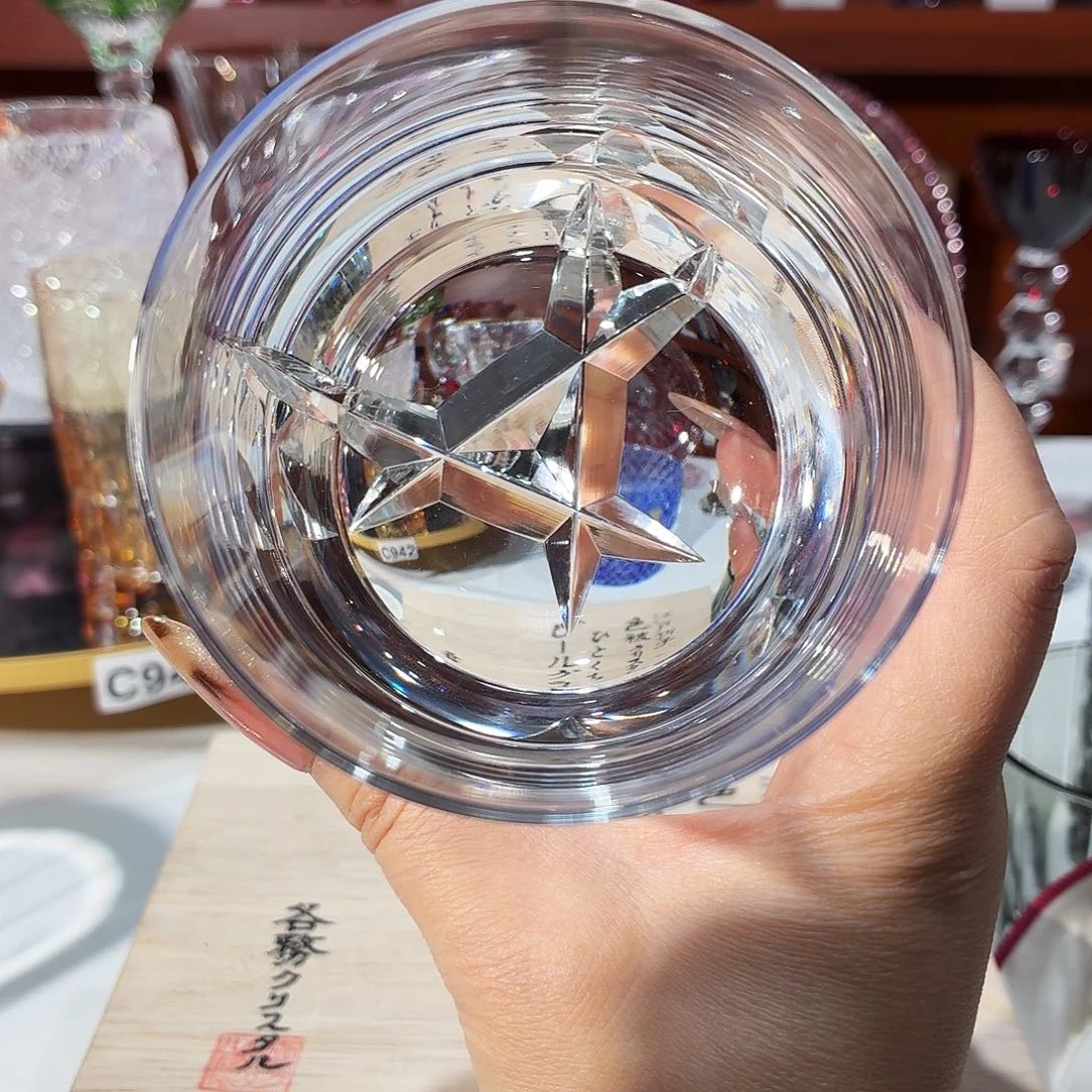 琉璃手工艺品豪雅水晶杯