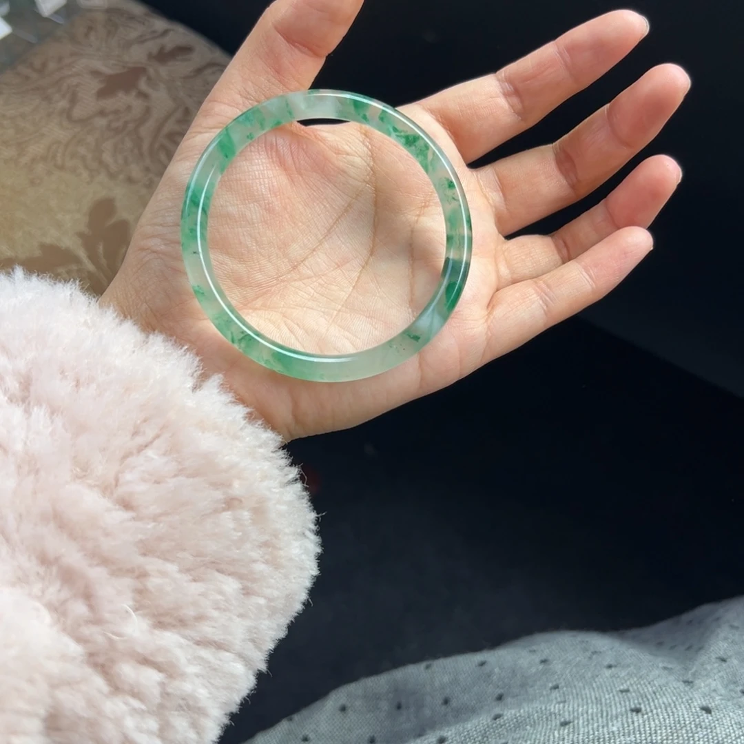 石英质玉未镶嵌手镯非洲翠60