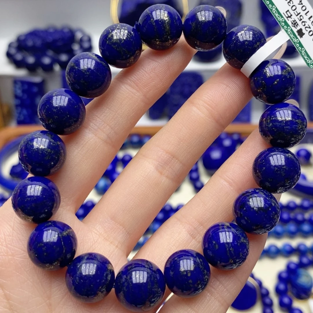 青金石未镶嵌手链12mm