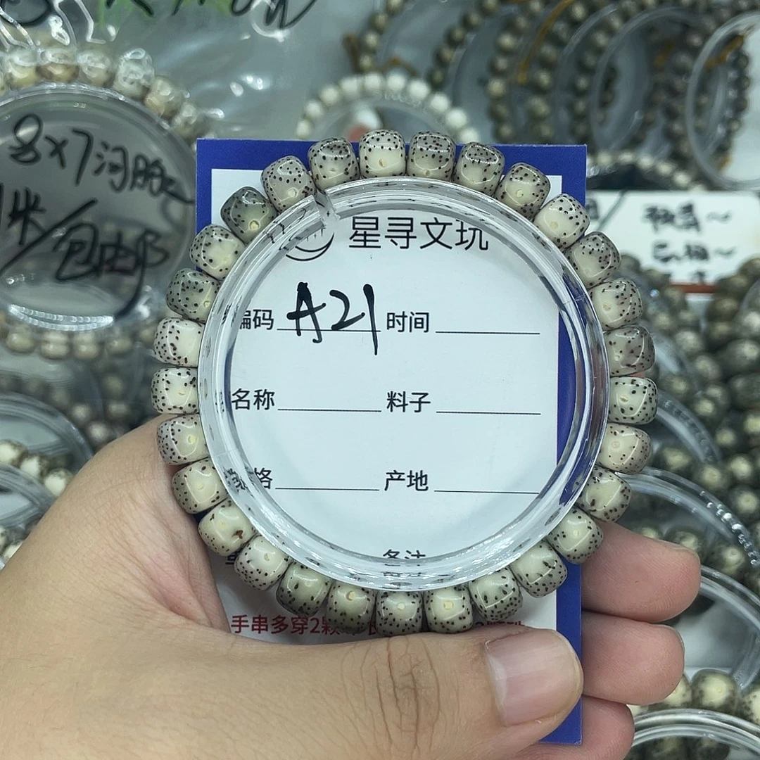 起***劲手串星月菩提A21河豚星月