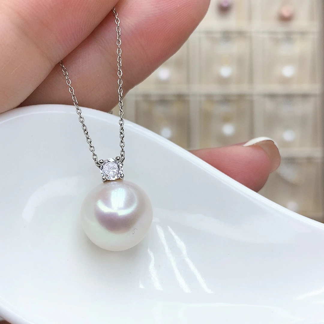 淡水珍珠合金吊坠(赠链)