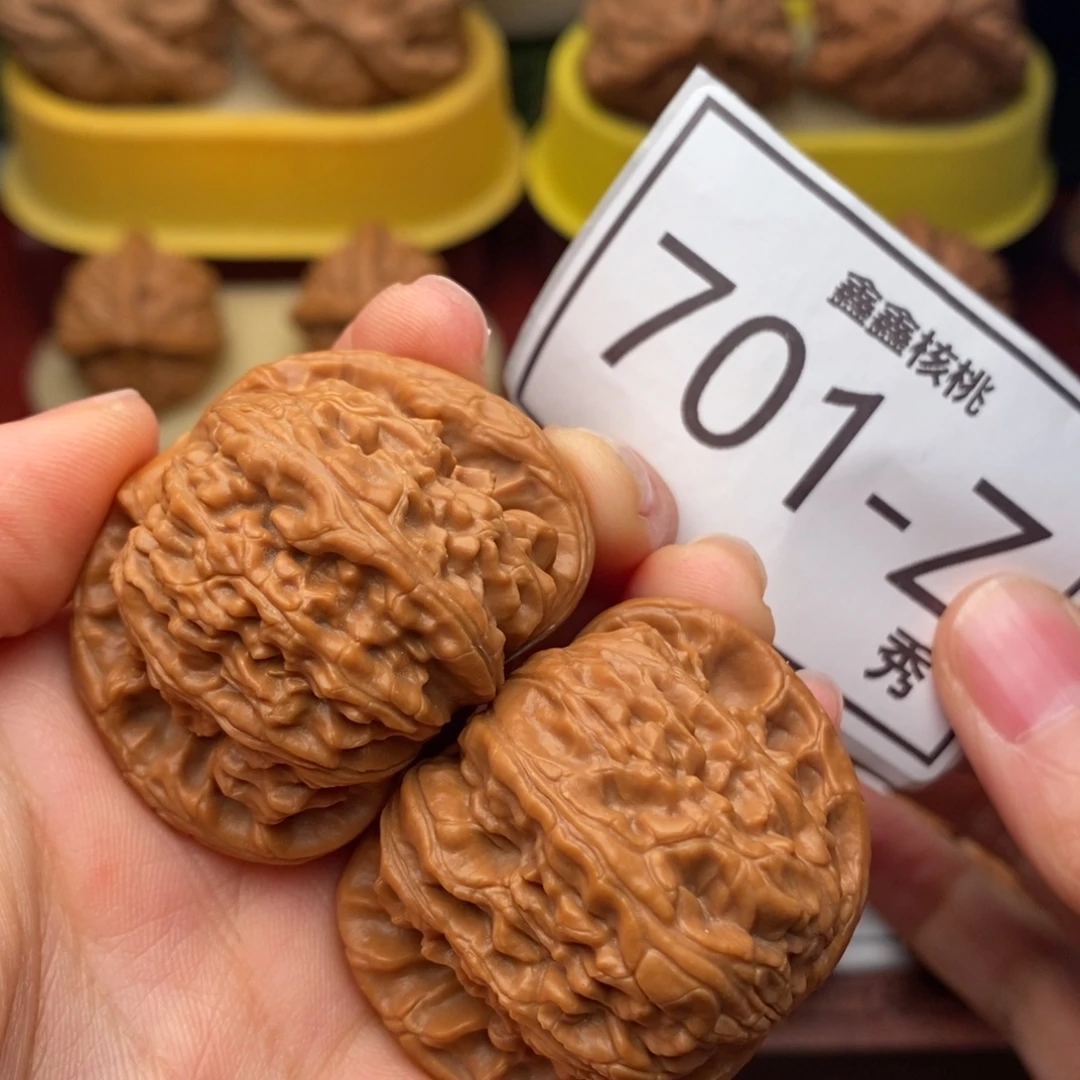 文玩核桃把件白狮子41……