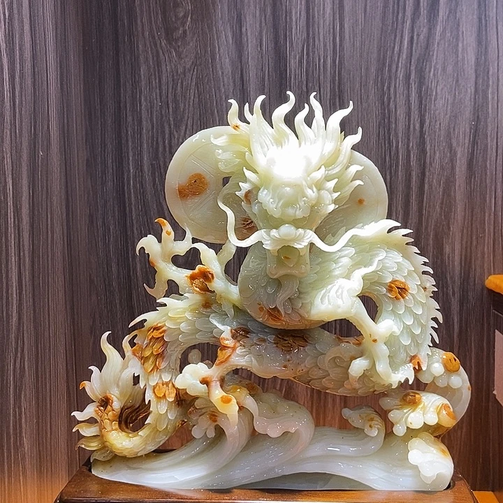 蛇纹石玉（覆膜）合金珠宝奇石