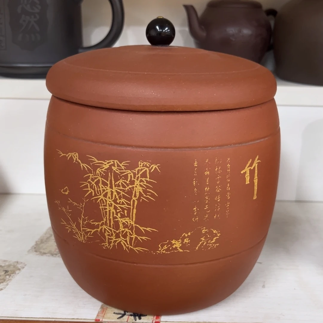 紫砂茶叶罐宜兴茶叶罐