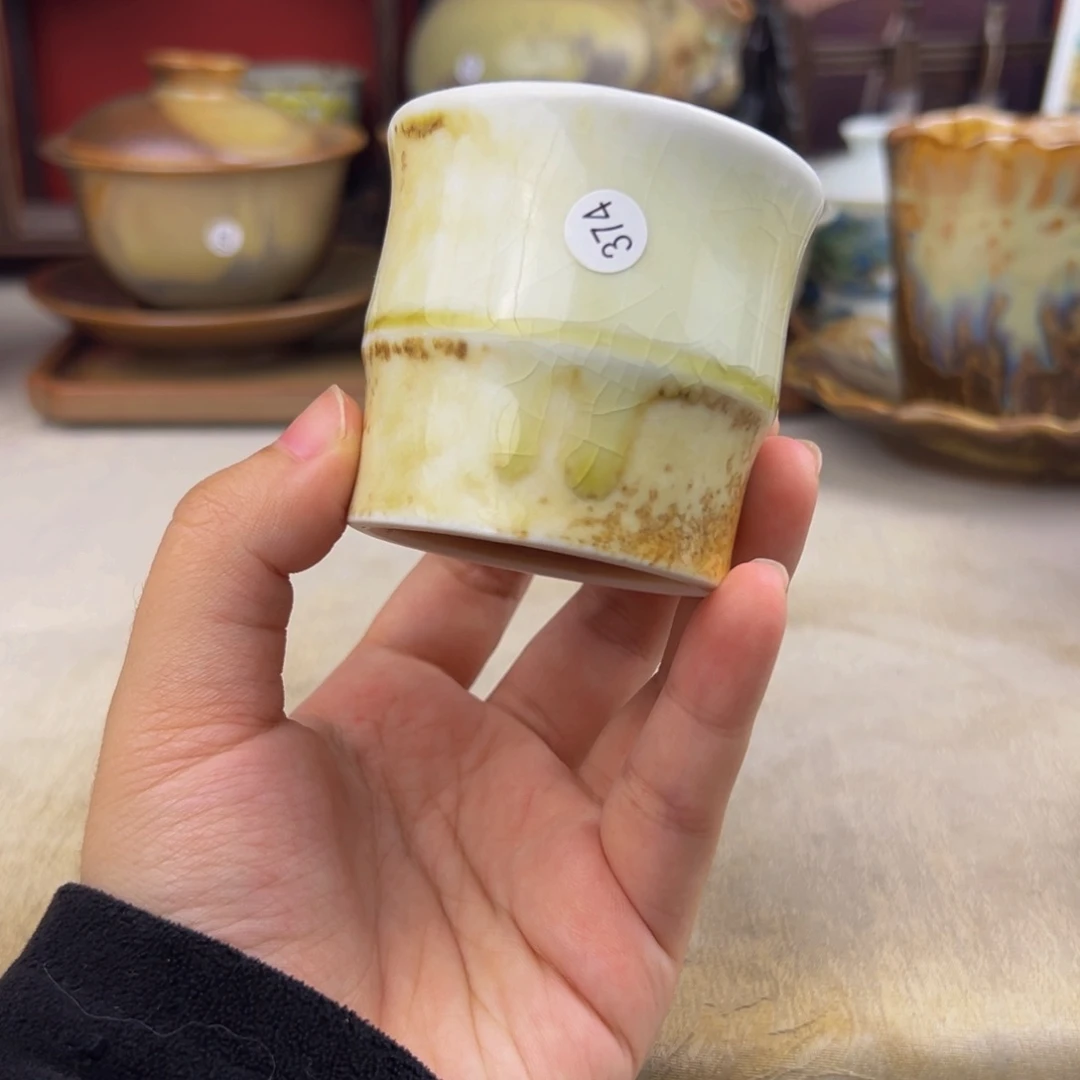 杯纯手工柴烧主人杯