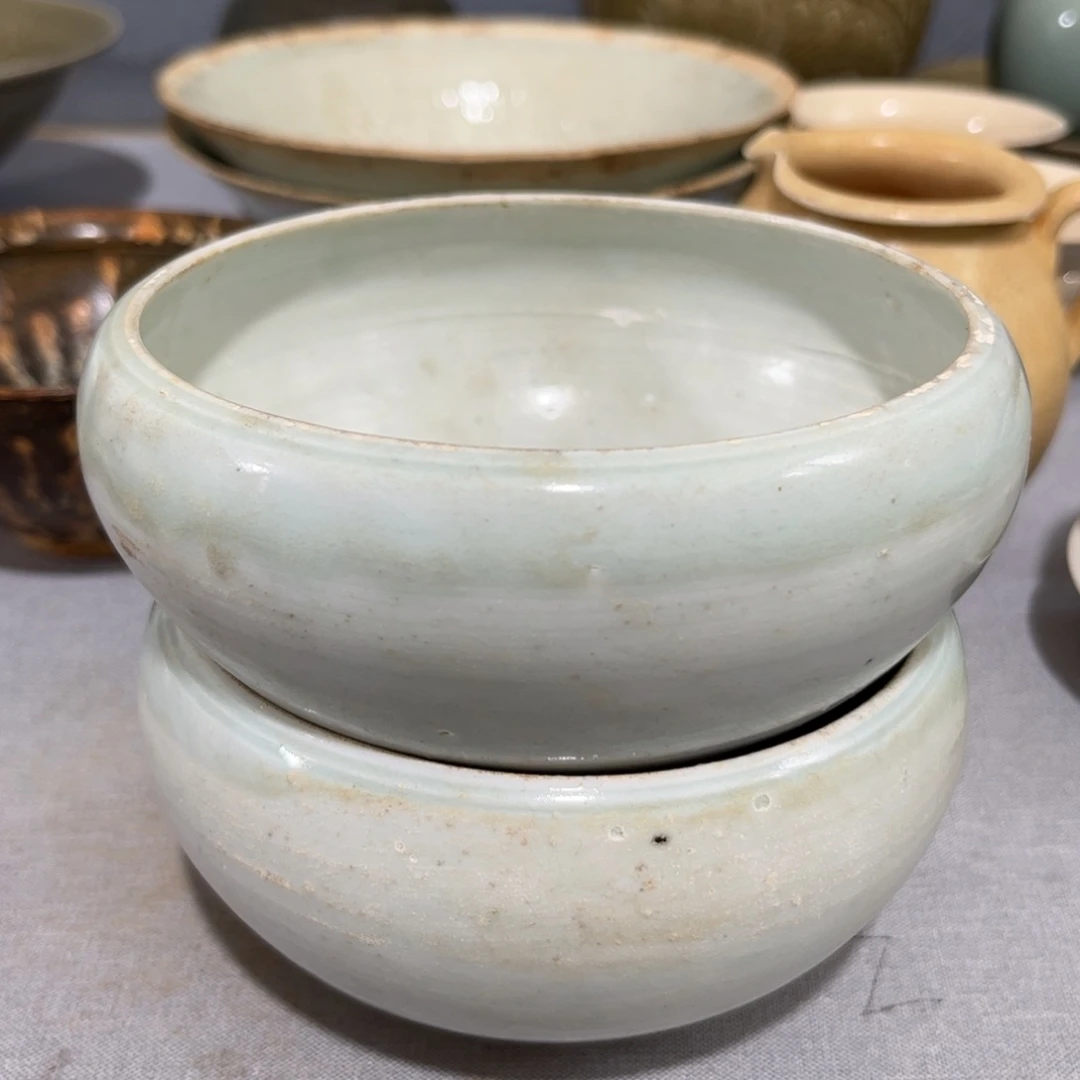 @***王摆件陶福建将乐窑钵碗