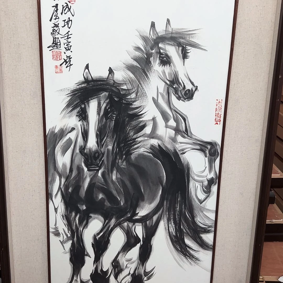 书法书法作品欣赏。书法的时候是不是就