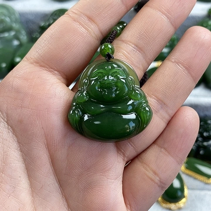 和田玉（碧玉）未镶嵌颈饰30