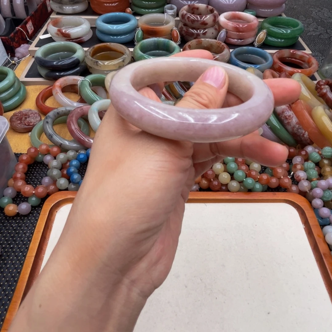 石英质玉未镶嵌圈口58