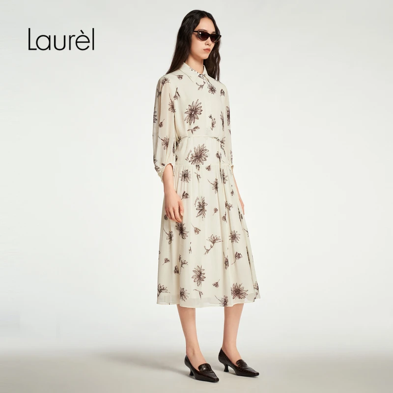【丽公主专享】Laurel劳芮长裙衬衫连衣裙女LWL353Y07900