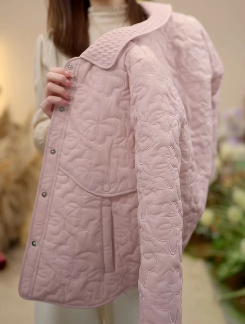 【DP】反季清仓百搭洋气时尚高级感设计保暖棉服