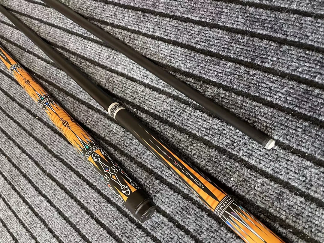 黑科技碳素一体通杆台球杆适用于斯诺克中式黑八中九球加重桌球杆