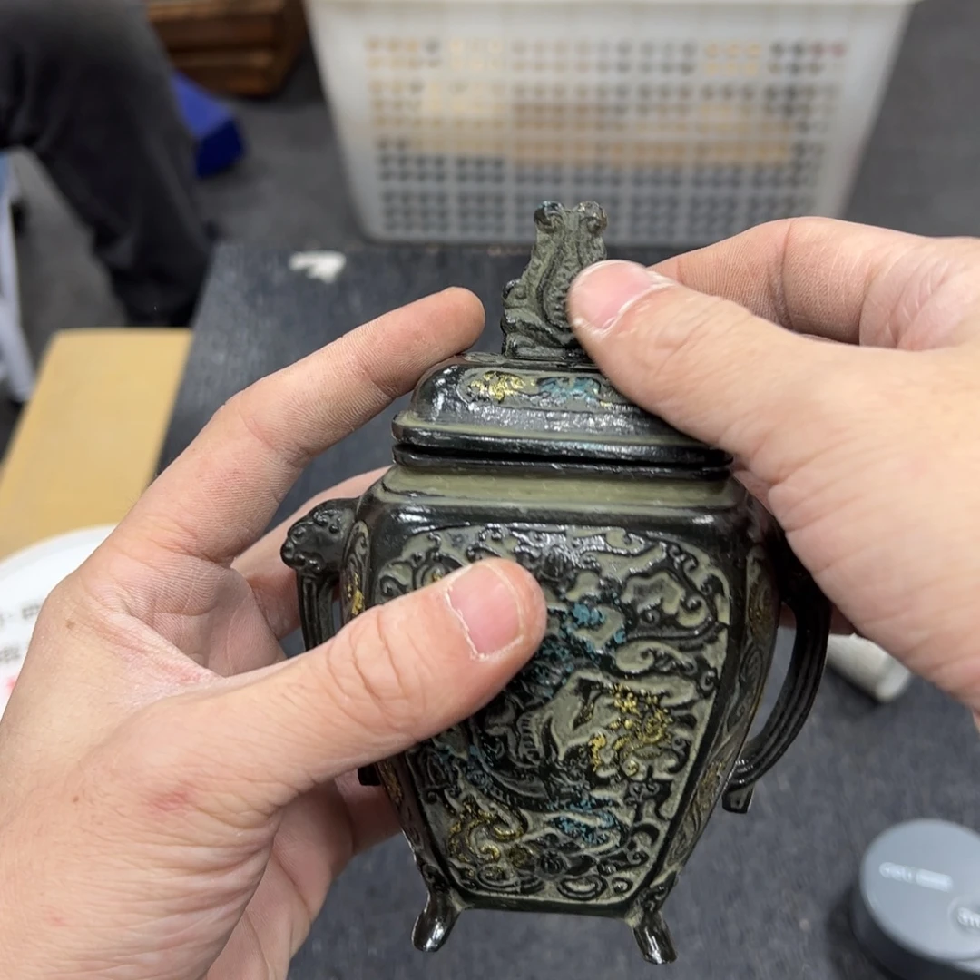 金属日本中古工艺品摆件