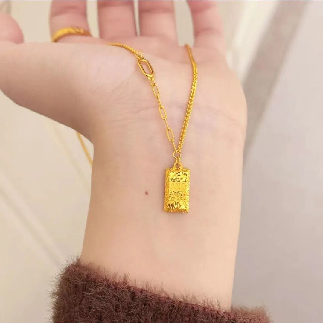 碎冰方砖套链 精美款