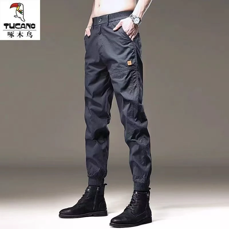 TUCANO/啄木鳥高端机能美式工装裤男2025秋季新款束脚裤休闲裤男