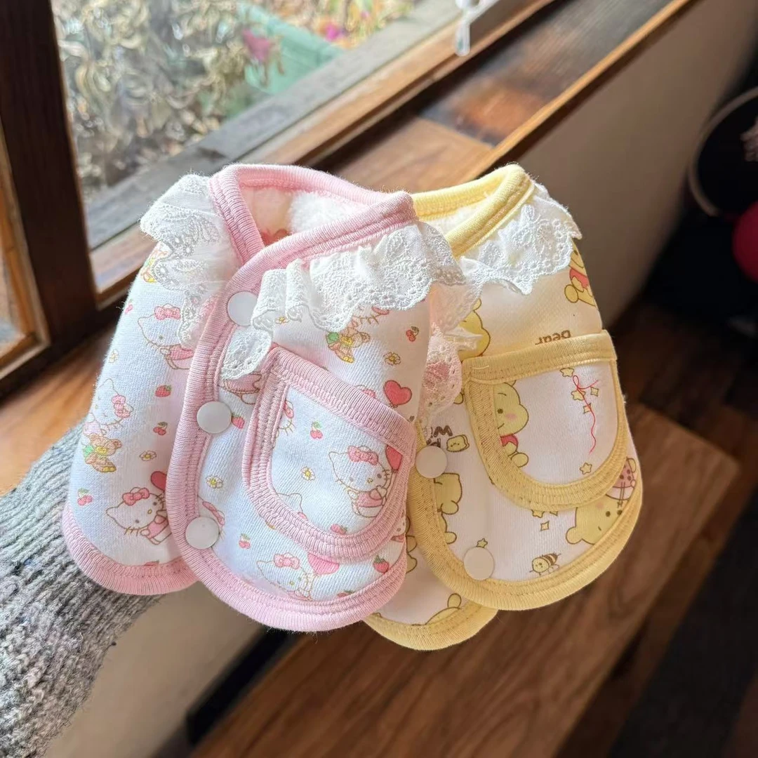 Kitty维尼秋冬狗狗猫咪泰迪比熊博美小型幼犬贵宾雪纳瑞衣服马甲