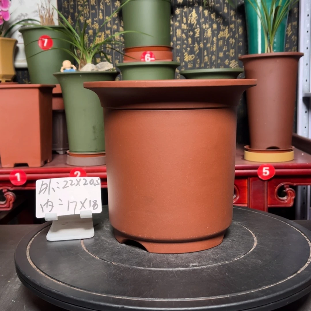 紫砂花盆紫砂花盆