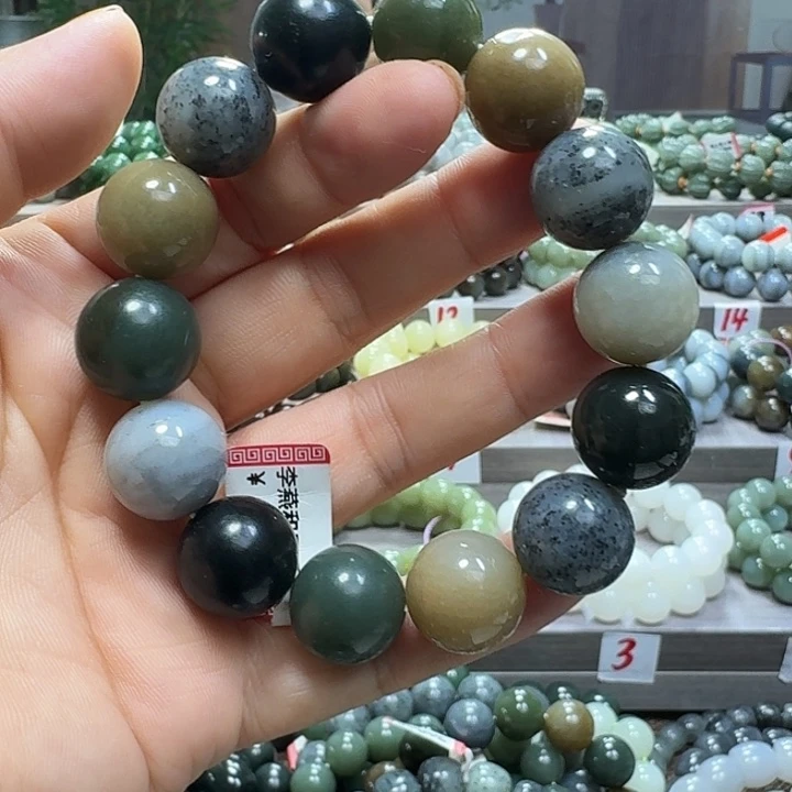 手链未镶嵌和田玉多宝卡16