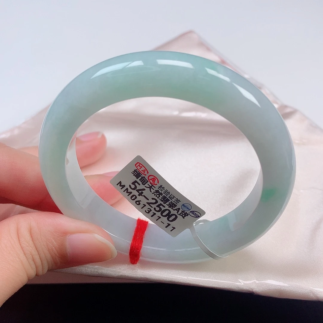 未镶嵌手镯翡翠54正圈