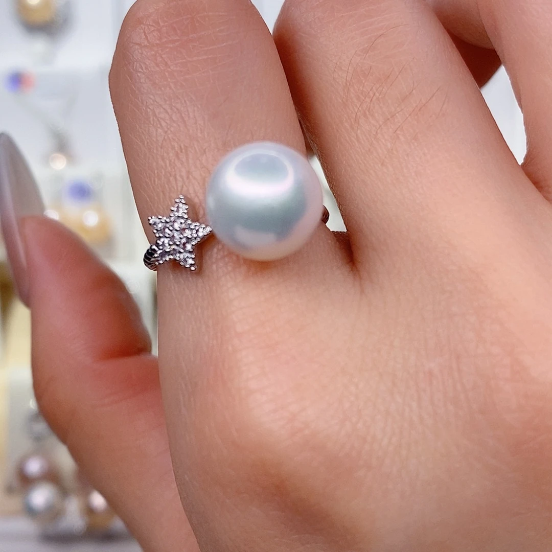 淡水珍珠未镶嵌戒指