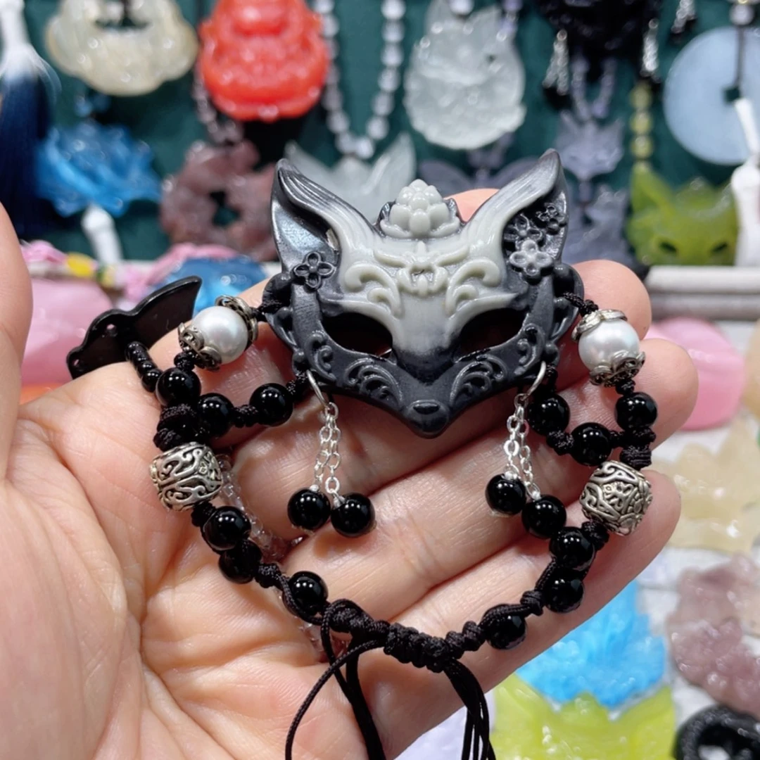 【闪购商品】未镶嵌岫玉颈饰16手牌