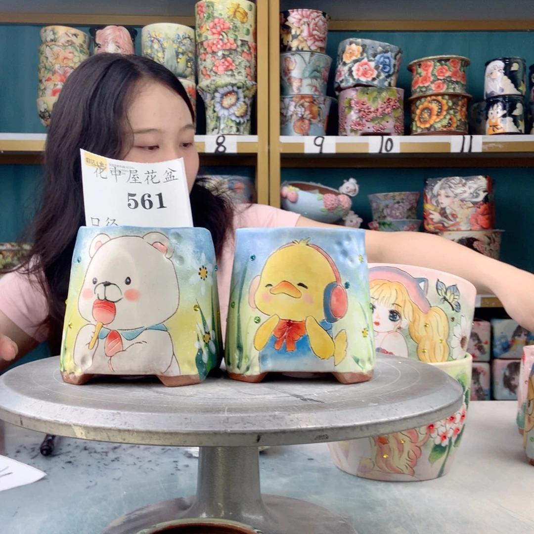 罐景德镇手工瑕疵561