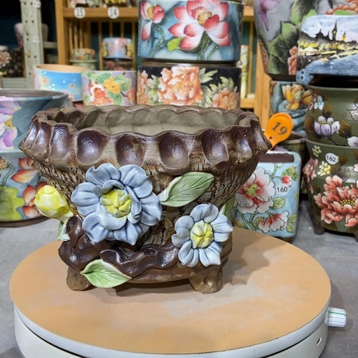 红陶景德镇艺术手绘作品