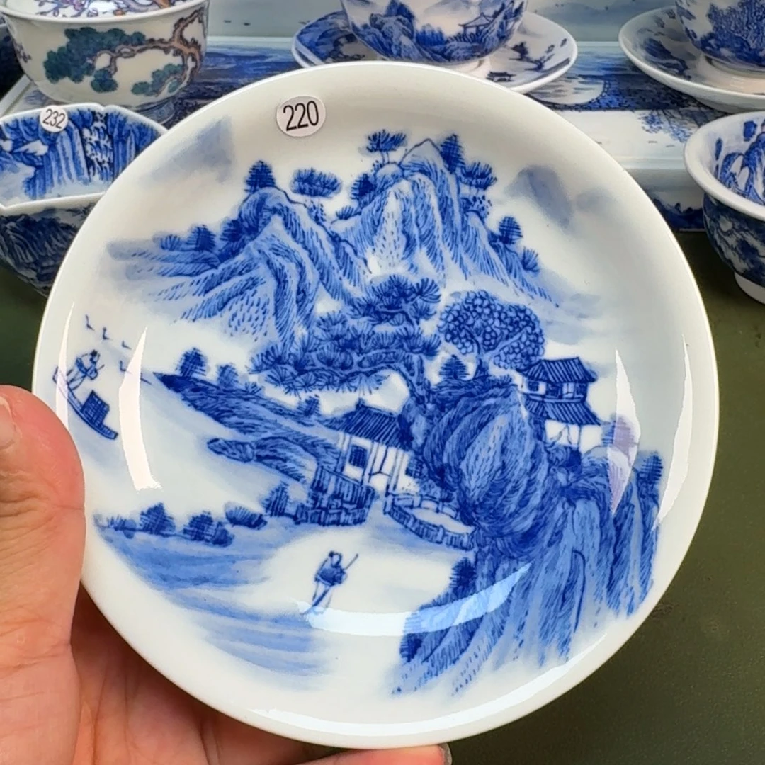 景德镇纯手绘茶具圆圆220