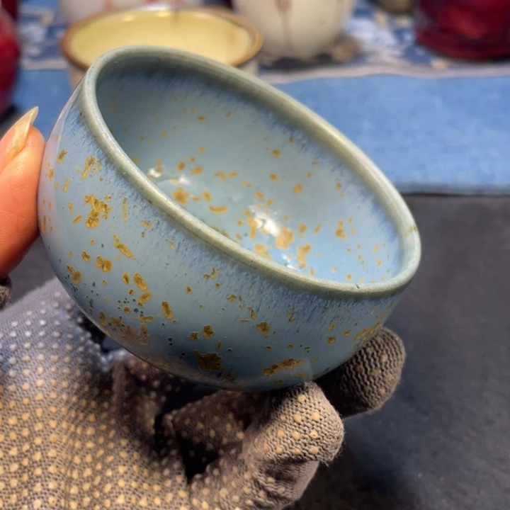 摆件传统鸡窝窑碳烧杯子