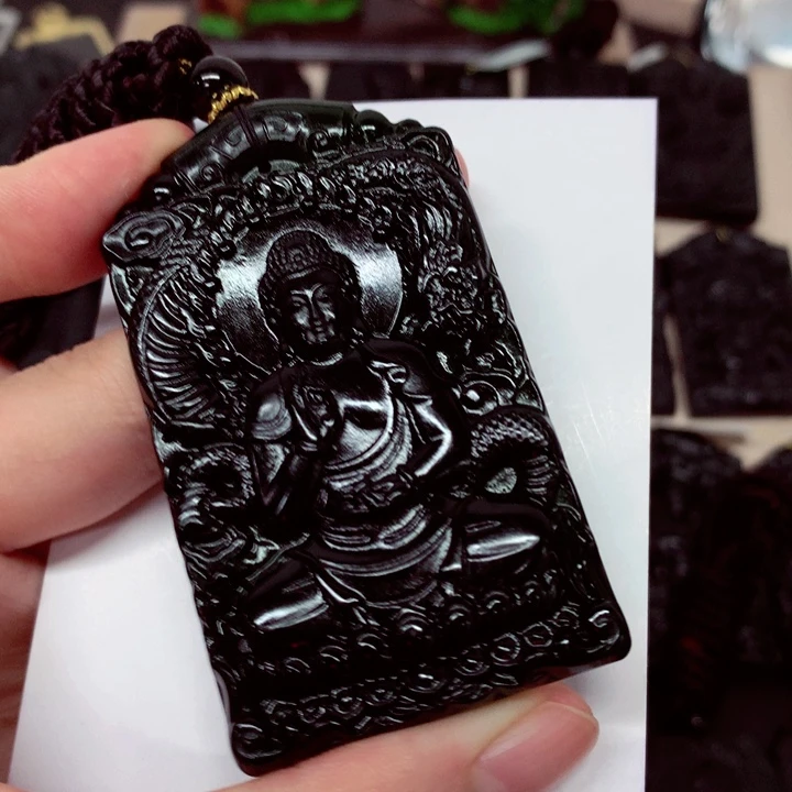天然a货钢琴黑挂件