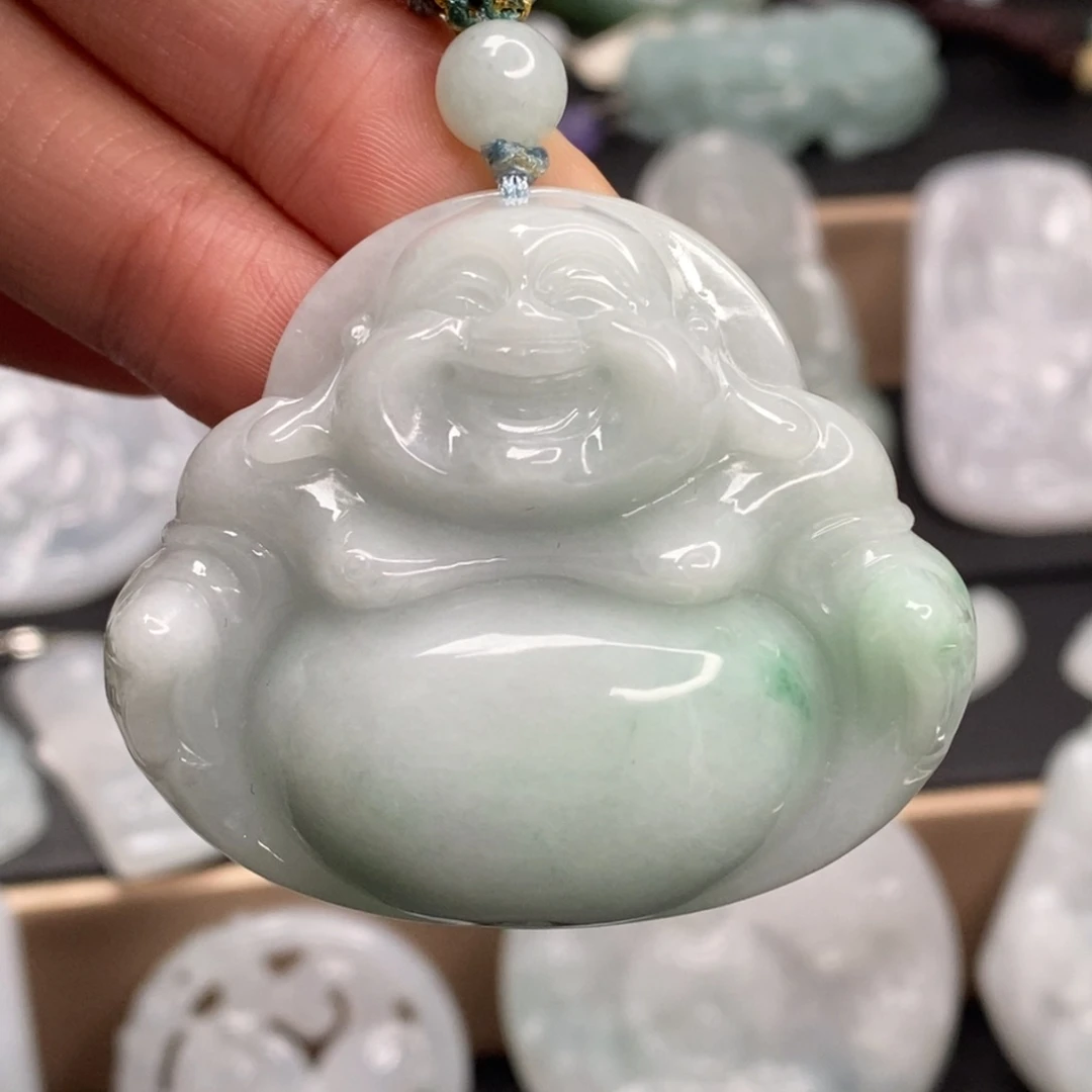 颈饰未镶嵌翡翠佛公