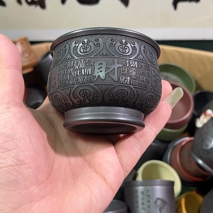 茶杯紫砂全手工紫砂主人杯