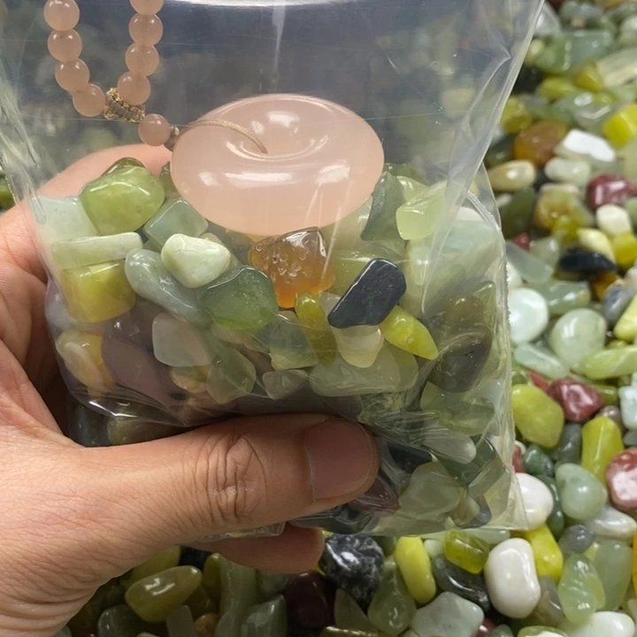 蛇纹石玉未镶嵌鱼缸石