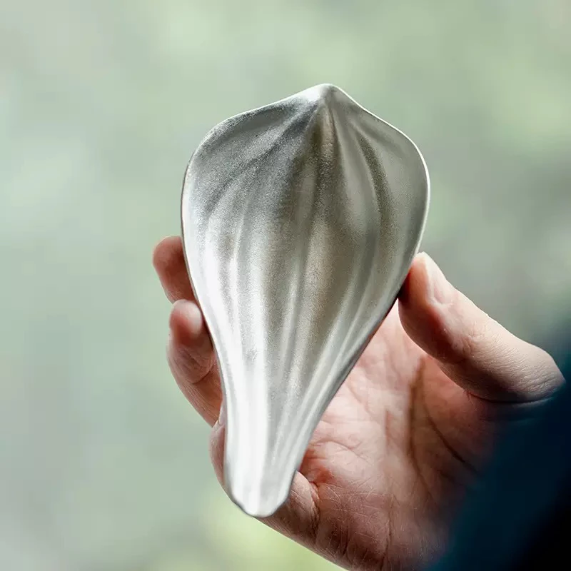 【南风】开播福利 手工锡制莲瓣茶则 单品