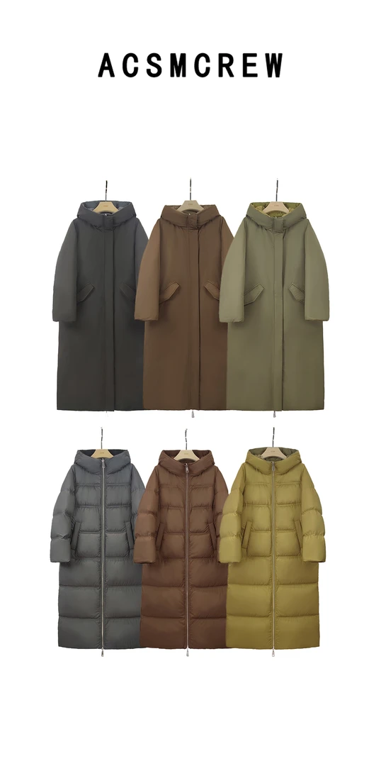 ACSMCREW丨Clean Fit实穿主义极简净面两面穿风格羽绒服LD412