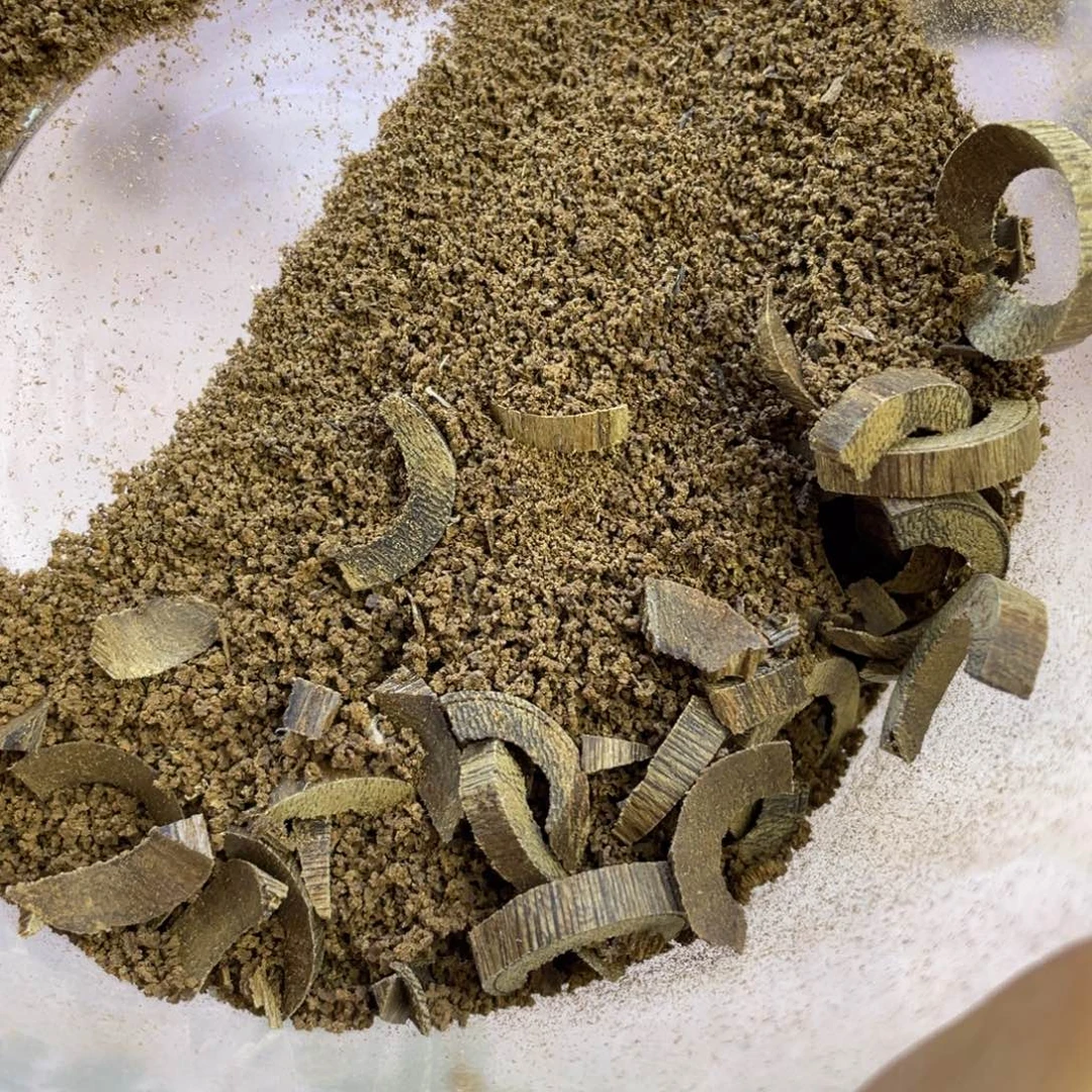 沉香碎屑沉香莱特岛黑Q圈圈粉1克