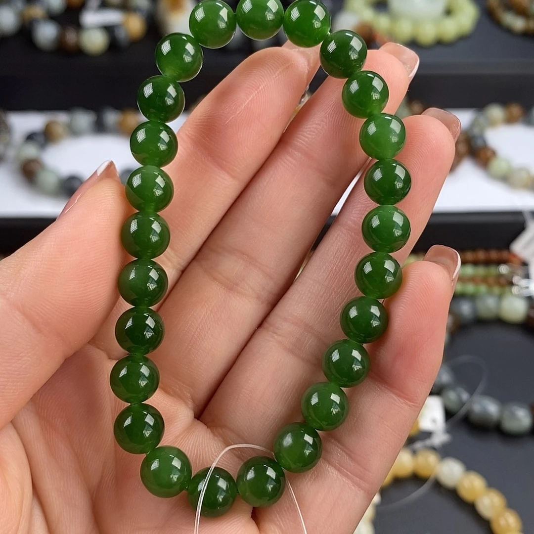 和田玉手串未镶嵌