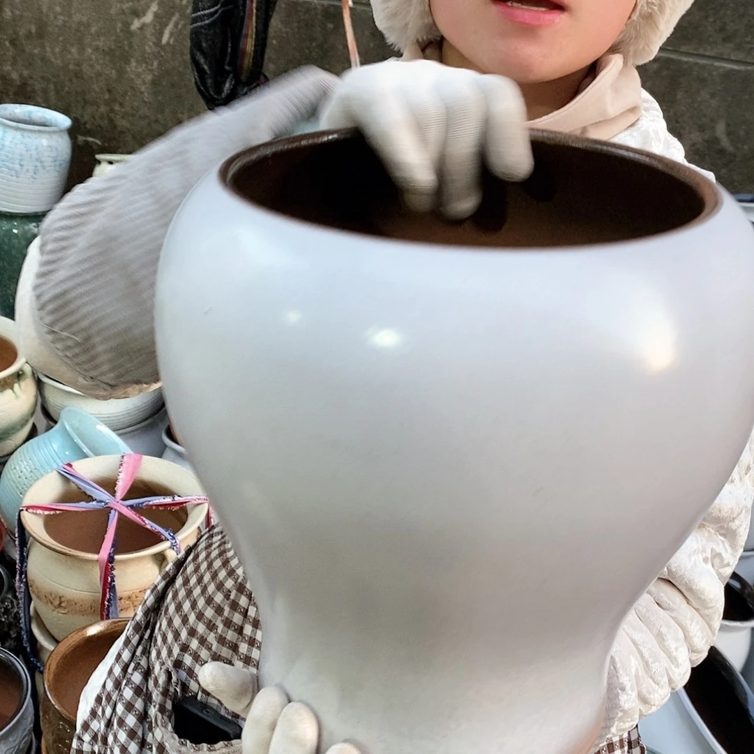 紫砂花盆正品口21高27