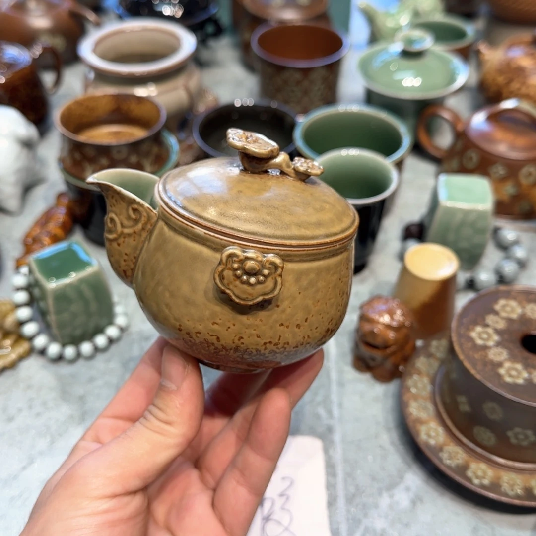 小金茶具青瓷茶器