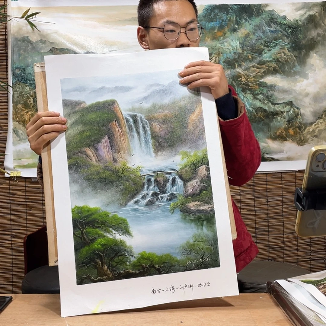 油画薇爽帮恭喜竞拍成功