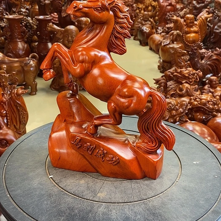 小巴花梨木立马28 高