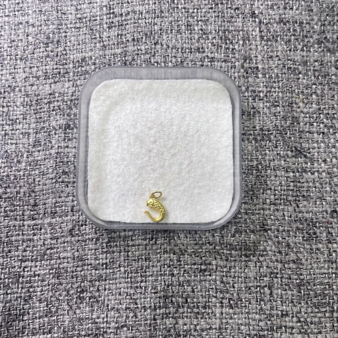 素竹足金金料古法1.07克